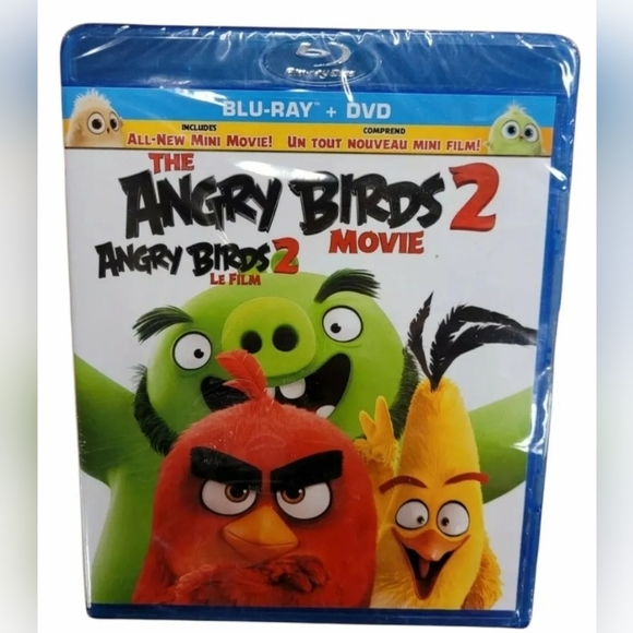 The Angry Birds 2 (Blu-Ray + DVD, 2019) Bilingual - Picture 1 of 5